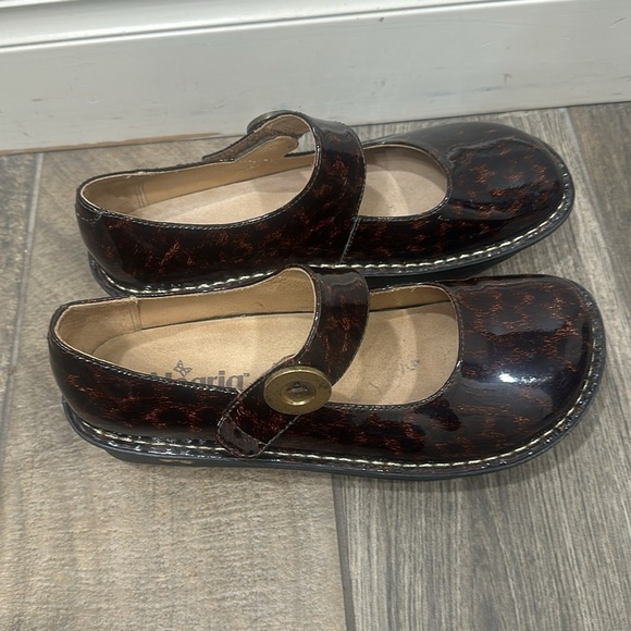 Algeria Pal- 407 cheetah leopard print Mary Jane shoes size size 39 - Picture 3 of 11